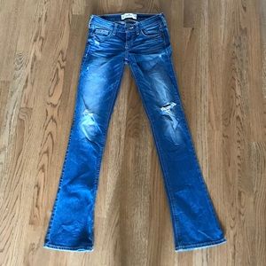 Brand New Hollister Boot Jeans Ripped